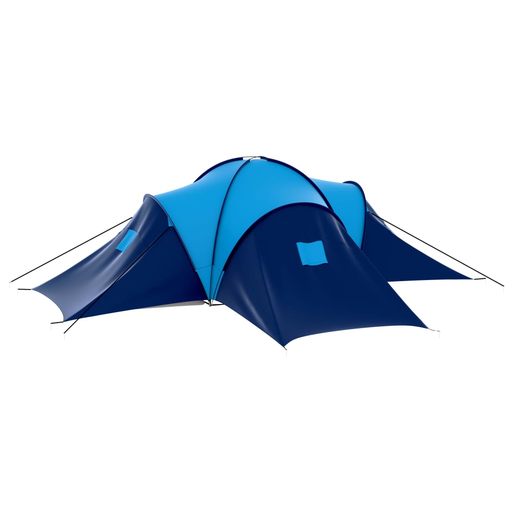 Tent 9-persoons donkerblauw en blauw is nu te koop bij PeponiXL, paradijselijk wonen!