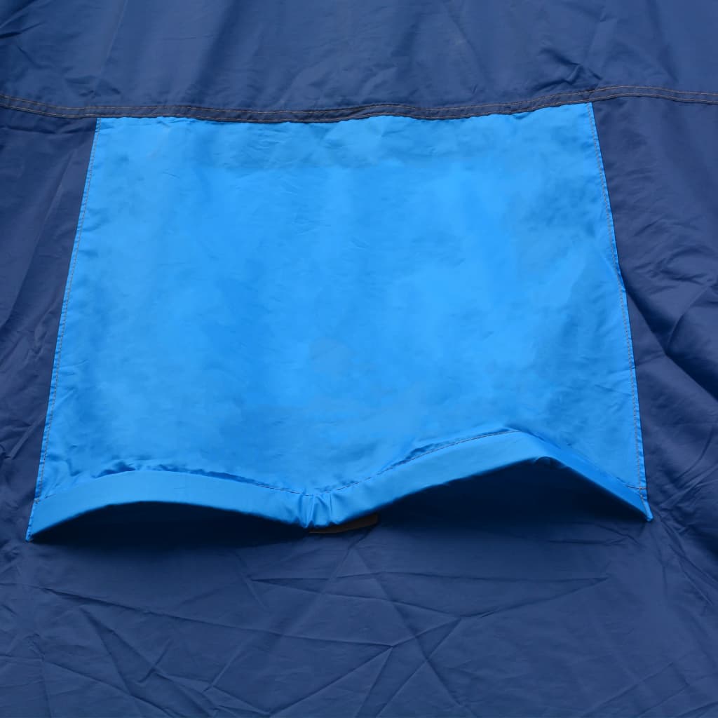 Tent 9-persoons donkerblauw en blauw is nu te koop bij PeponiXL, paradijselijk wonen!