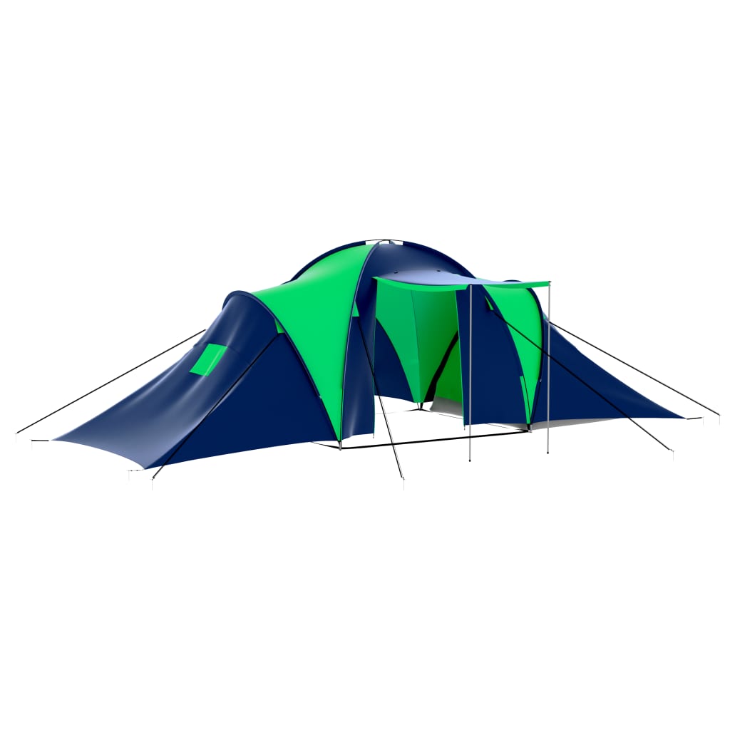 Tent 9-persoons polyester blauw en groen is nu te koop bij PeponiXL, paradijselijk wonen!