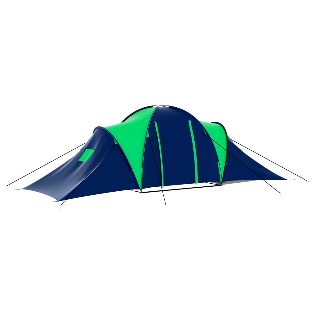 Tent 9-persoons polyester blauw en groen is nu te koop bij PeponiXL, paradijselijk wonen!