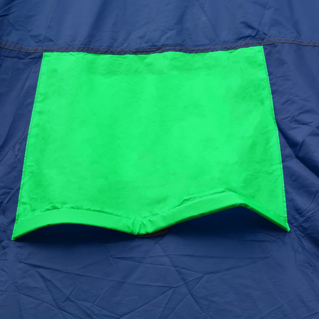 Tent 9-persoons polyester blauw en groen is nu te koop bij PeponiXL, paradijselijk wonen!