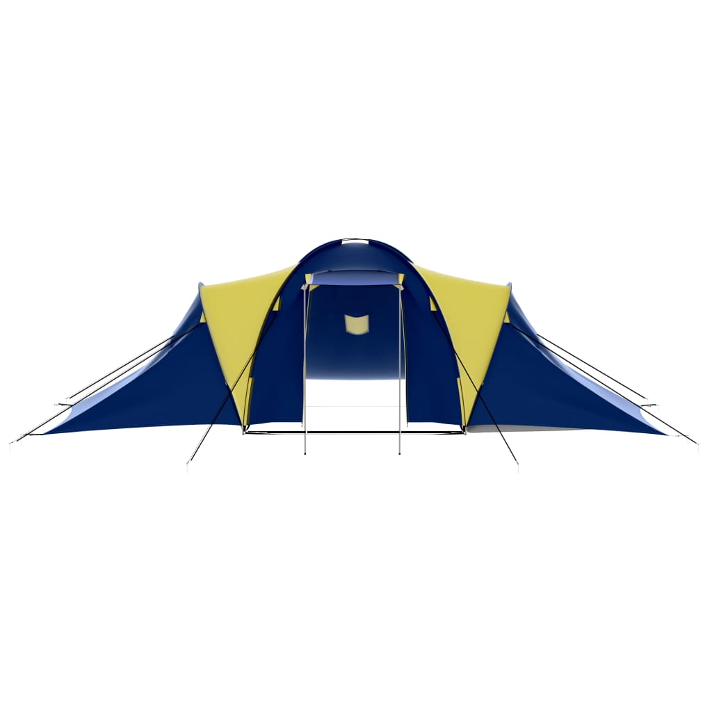 Tent 9-persoons polyester blauw en geel is nu te koop bij PeponiXL, paradijselijk wonen!