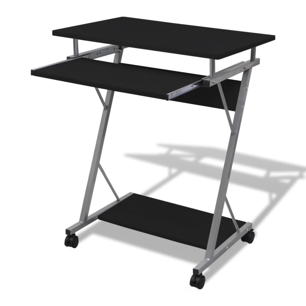 Studenten computerbureau 60 x 40 x 74 cm (zwart) is nu te koop bij PeponiXL, paradijselijk wonen!