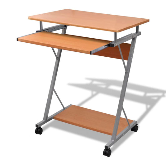 Studenten computerbureau 60 x 40 x 74 cm (bruin) is nu te koop bij PeponiXL, paradijselijk wonen!