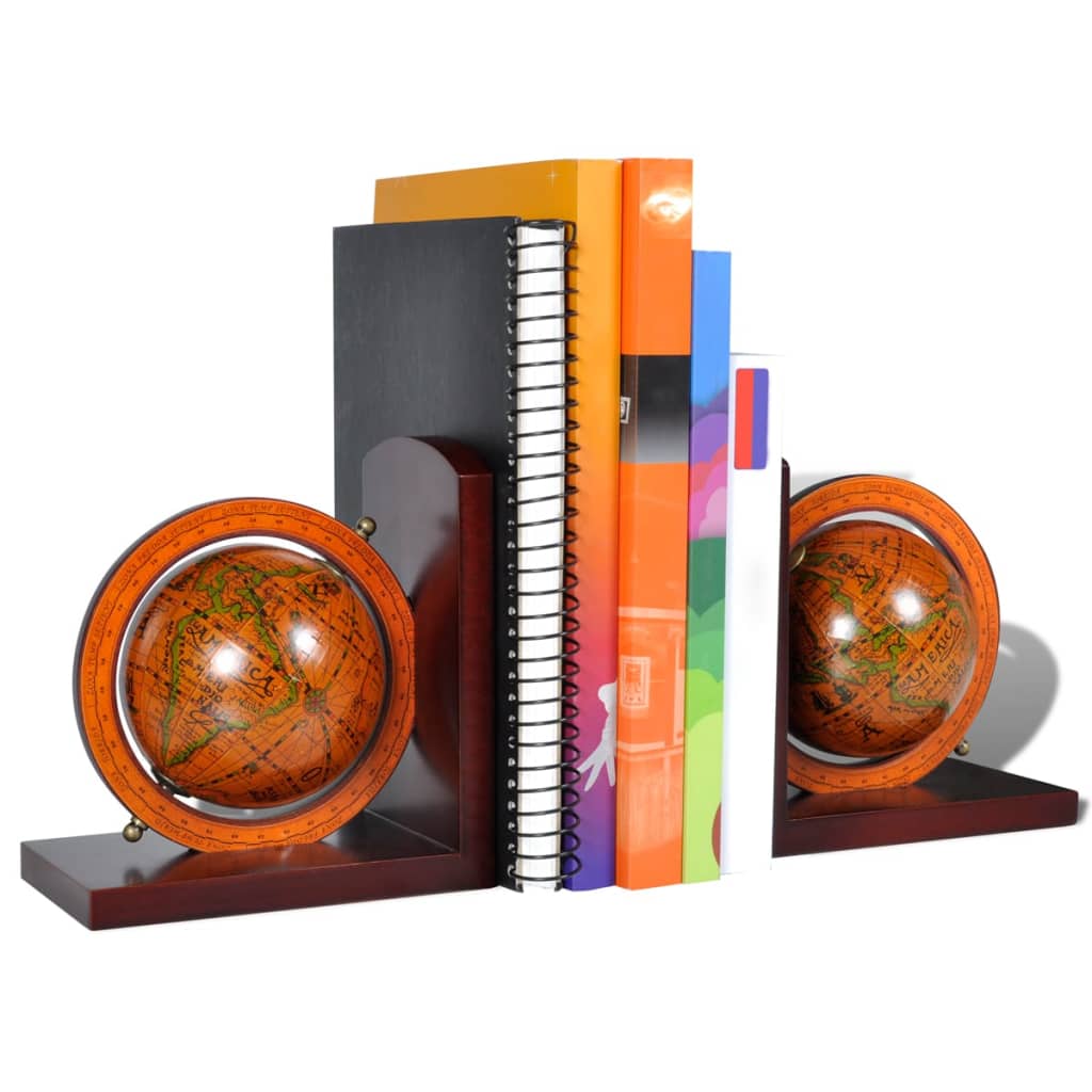 Boekensteunen 2 st globe is nu te koop bij PeponiXL, paradijselijk wonen!