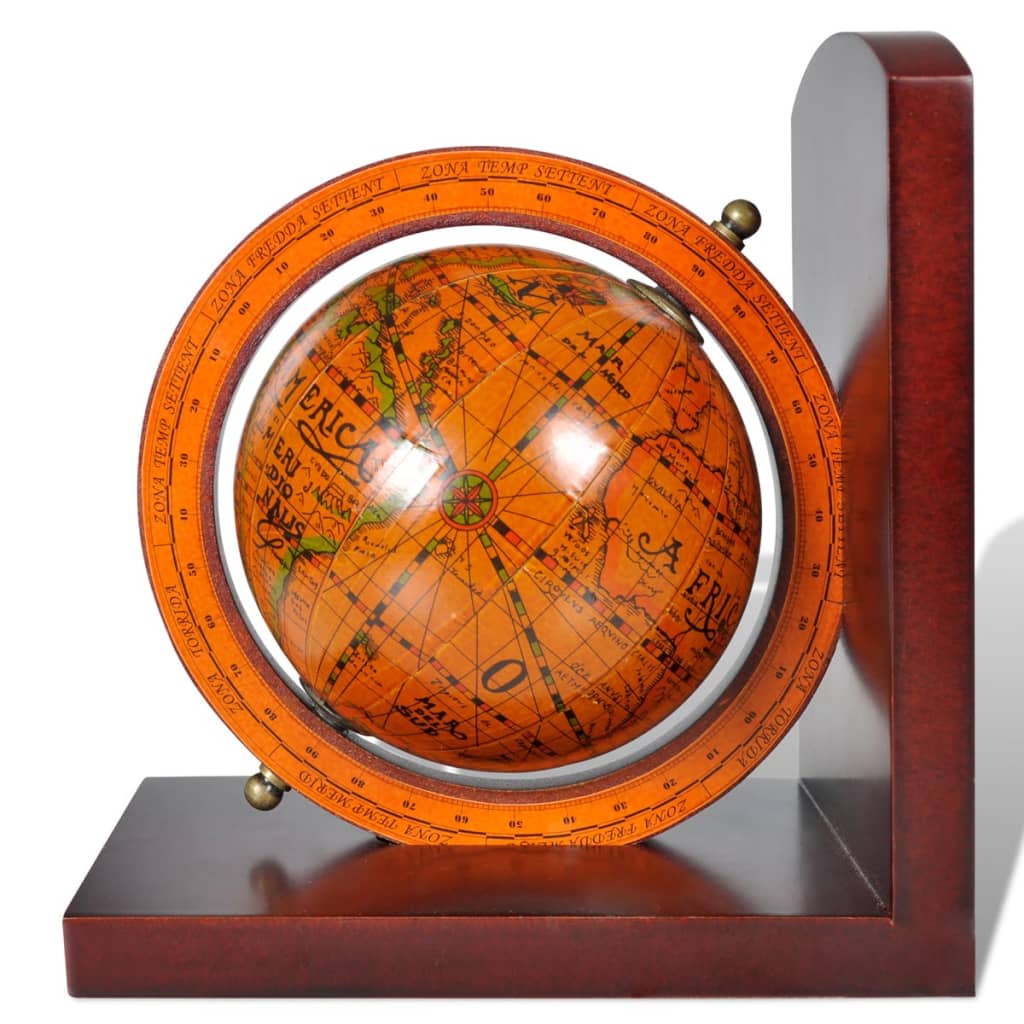 Boekensteunen 2 st globe is nu te koop bij PeponiXL, paradijselijk wonen!