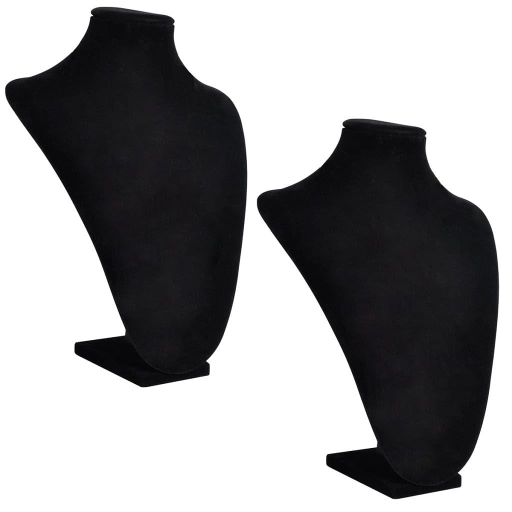 Sieradenhouder voor ketting 23x11,5x30 cm zwart 2 st is nu te koop bij PeponiXL, paradijselijk wonen!