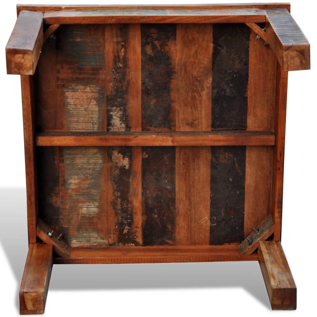 Salontafel vierkant gerecycled hout is nu te koop bij PeponiXL, paradijselijk wonen!