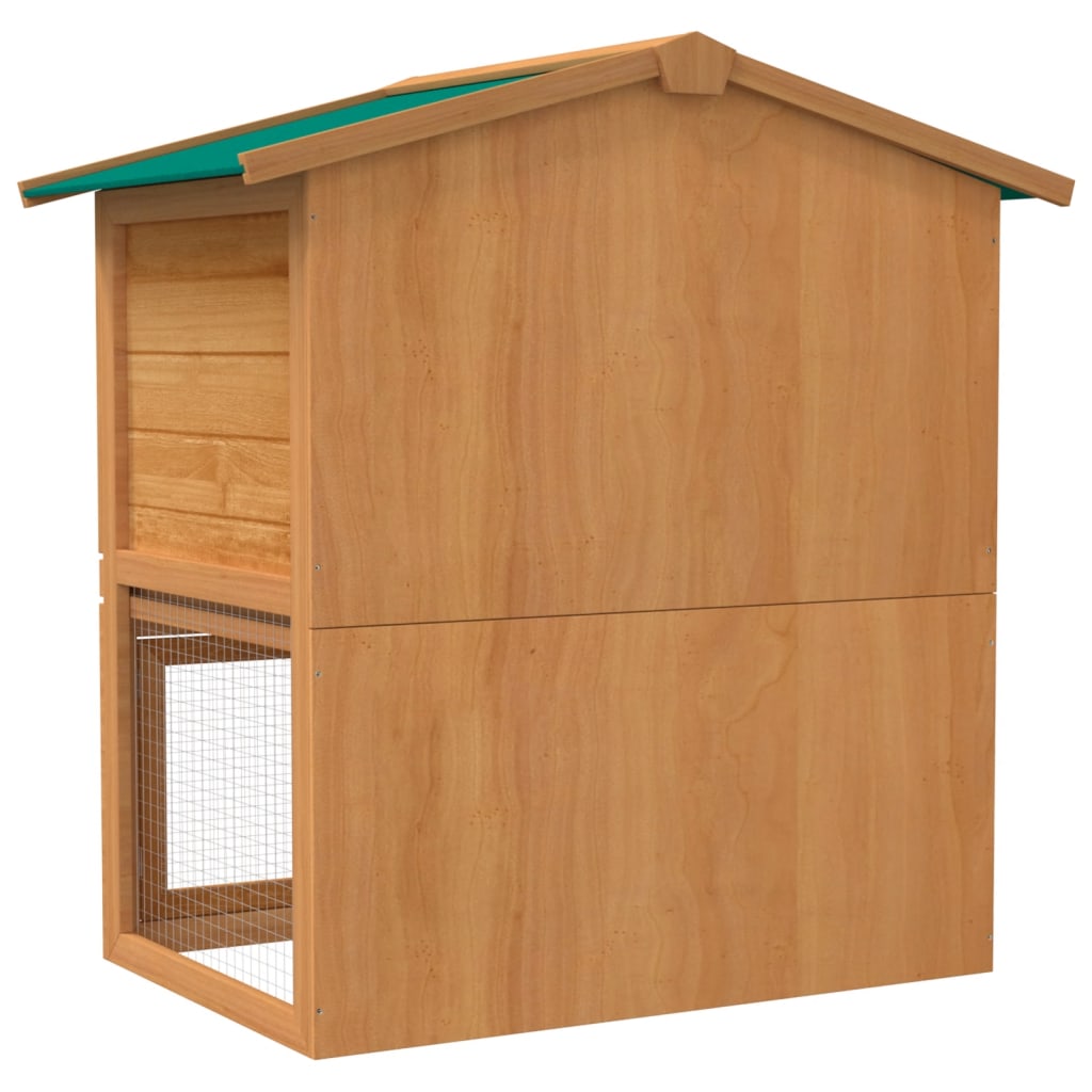 Konijnenhok voor buiten met 3 deuren hout is nu te koop bij PeponiXL, paradijselijk wonen!