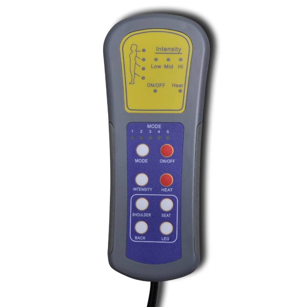 Massagelounger kunstleer zwart is nu te koop bij PeponiXL, paradijselijk wonen!