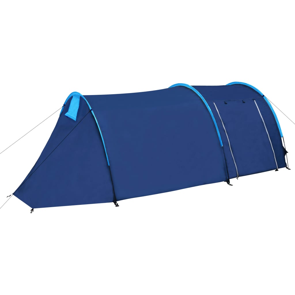 Tent 4-persoons marineblauw en lichtblauw is nu te koop bij PeponiXL, paradijselijk wonen!