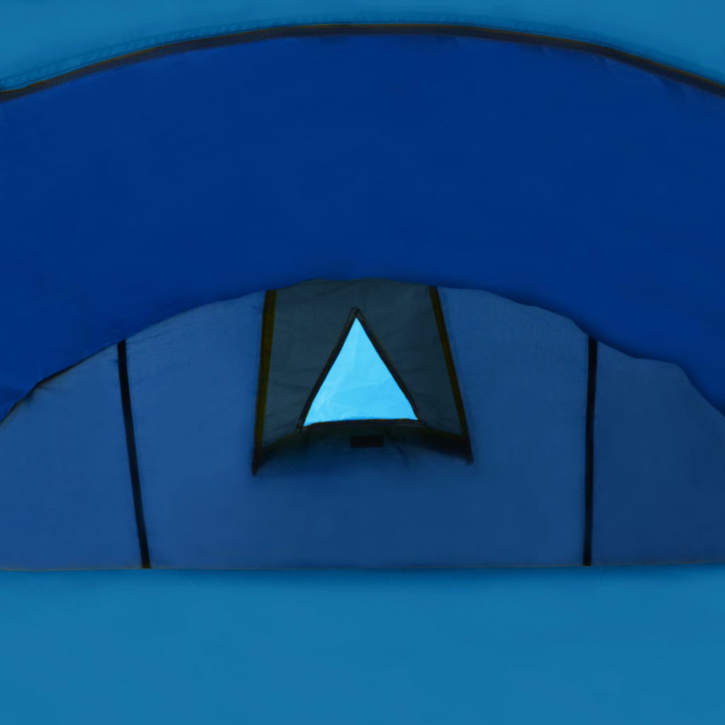 Tent 4-persoons marineblauw en lichtblauw is nu te koop bij PeponiXL, paradijselijk wonen!