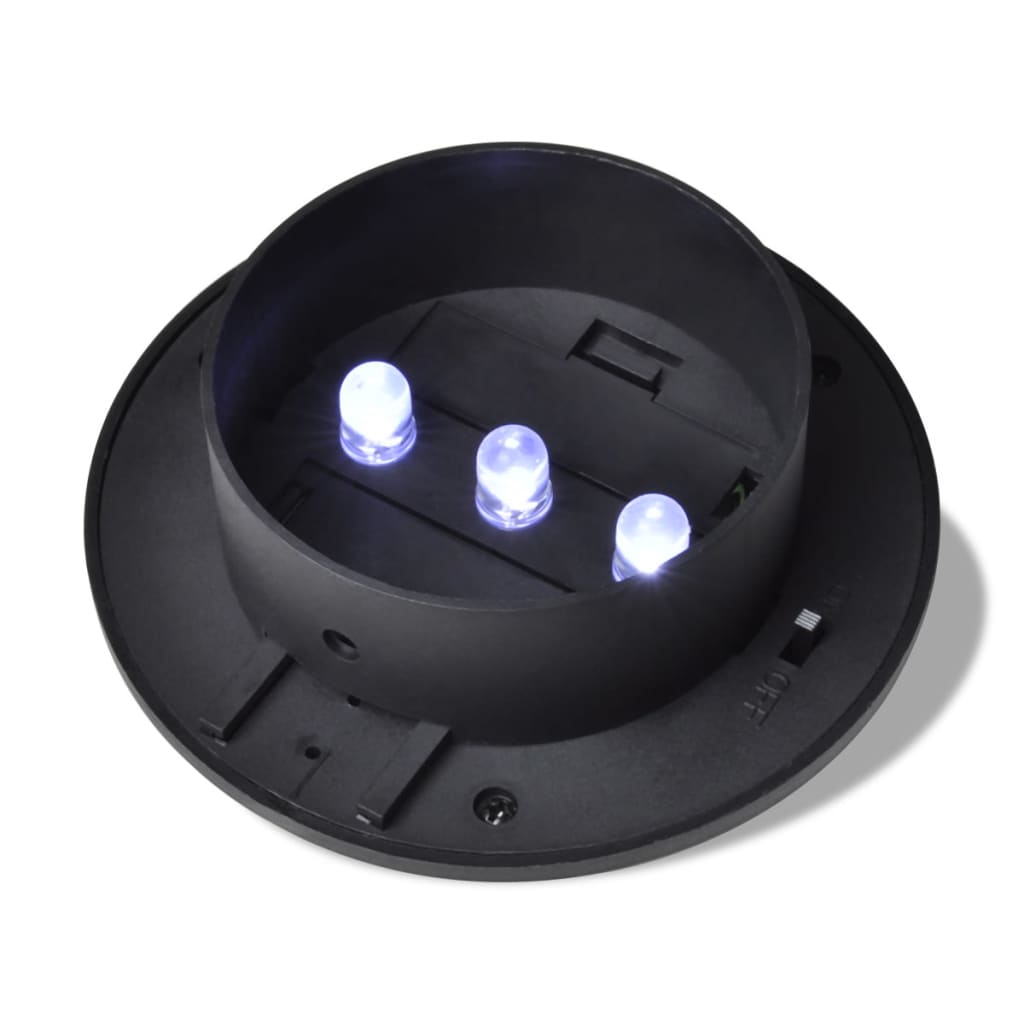 Solar buitenlampset 6 stuks zwart is nu te koop bij PeponiXL, paradijselijk wonen!