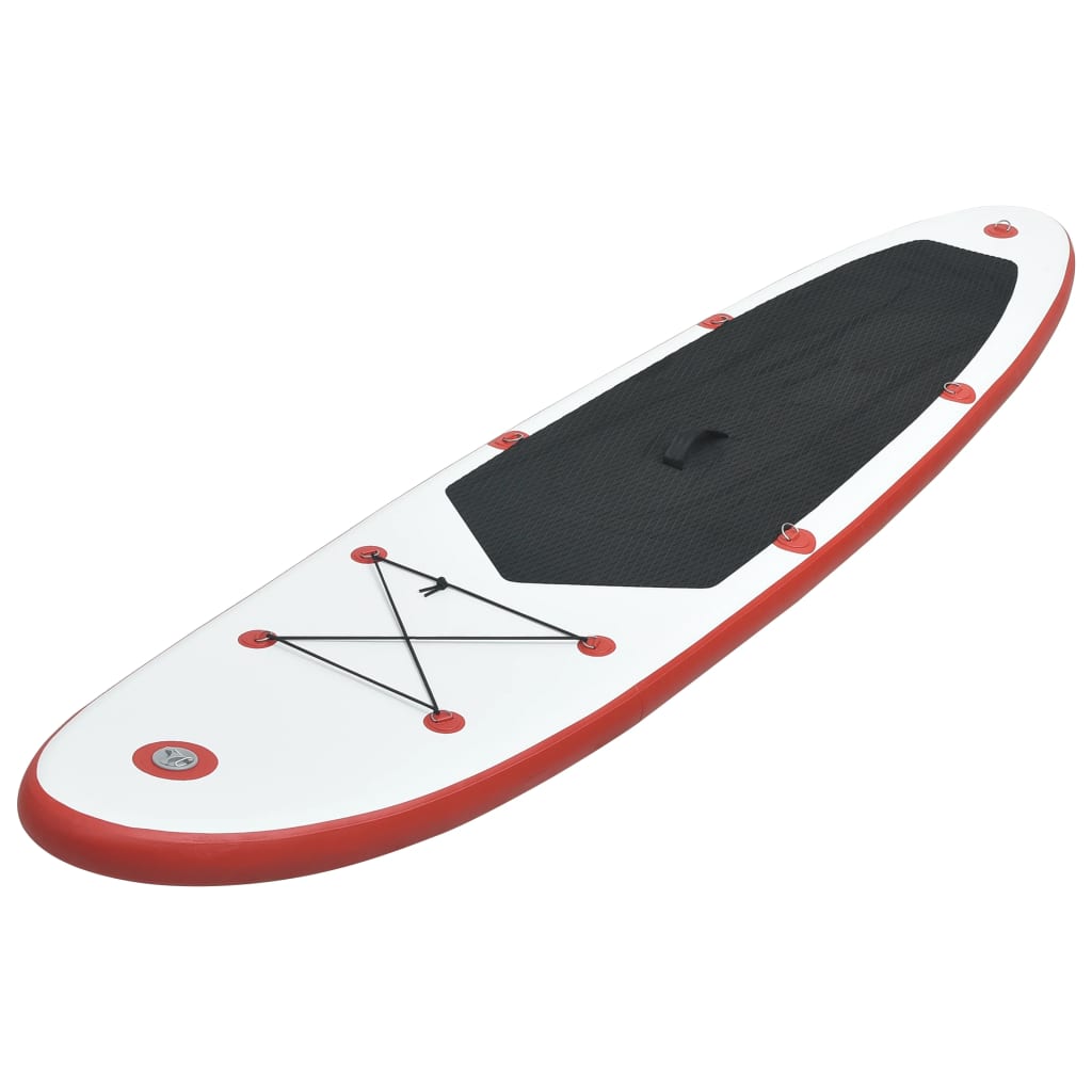 Stand Up Paddleboardset opblaasbaar rood en wit is nu te koop bij PeponiXL, paradijselijk wonen!