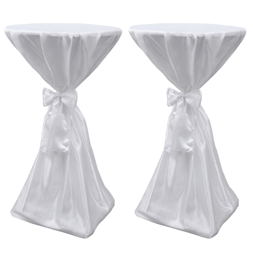 Statafelhoes met strik 60cm Wit (2 stuks) is nu te koop bij PeponiXL, paradijselijk wonen!