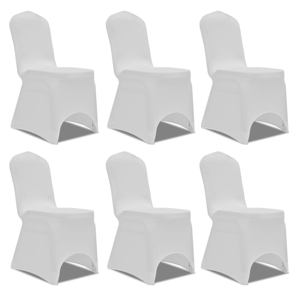 Stoelhoes Stretch Wit (6 stuks) is nu te koop bij PeponiXL, paradijselijk wonen!