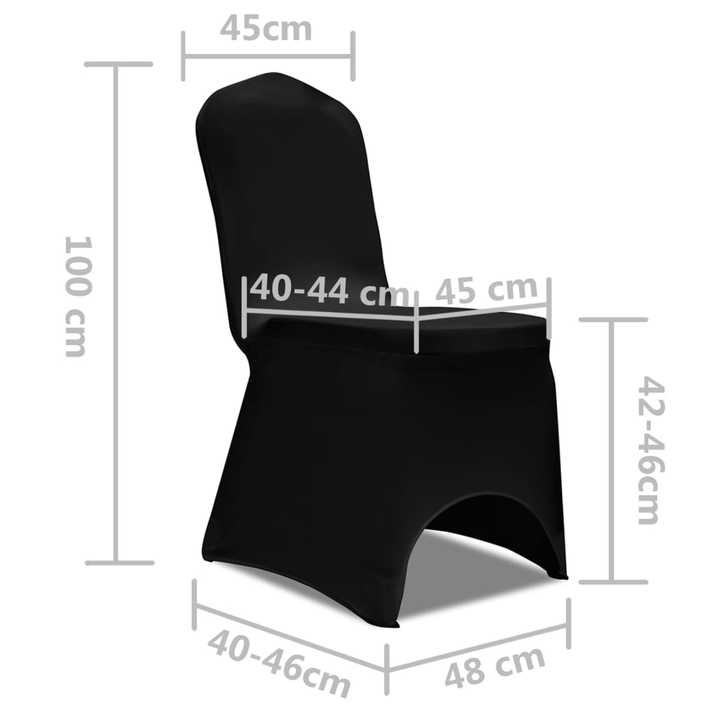 Stoelhoes Stretch Zwart (6 stuks) is nu te koop bij PeponiXL, paradijselijk wonen!
