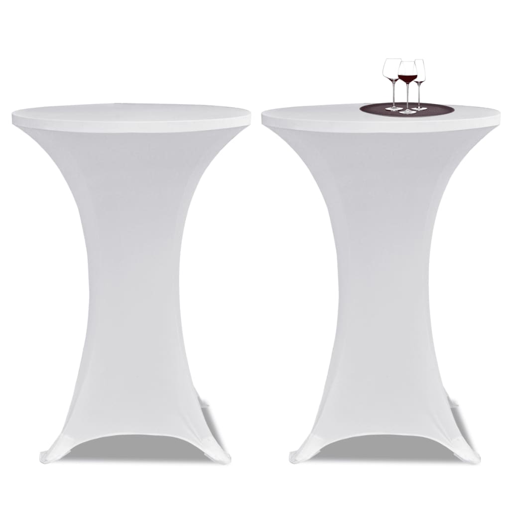 Statafelhoes Stretch Ø70cm Wit (2 stuks) is nu te koop bij PeponiXL, paradijselijk wonen!
