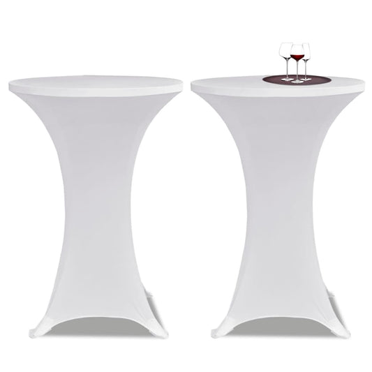 Statafelhoes Stretch Ø80cm Wit (2 stuks) is nu te koop bij PeponiXL, paradijselijk wonen!
