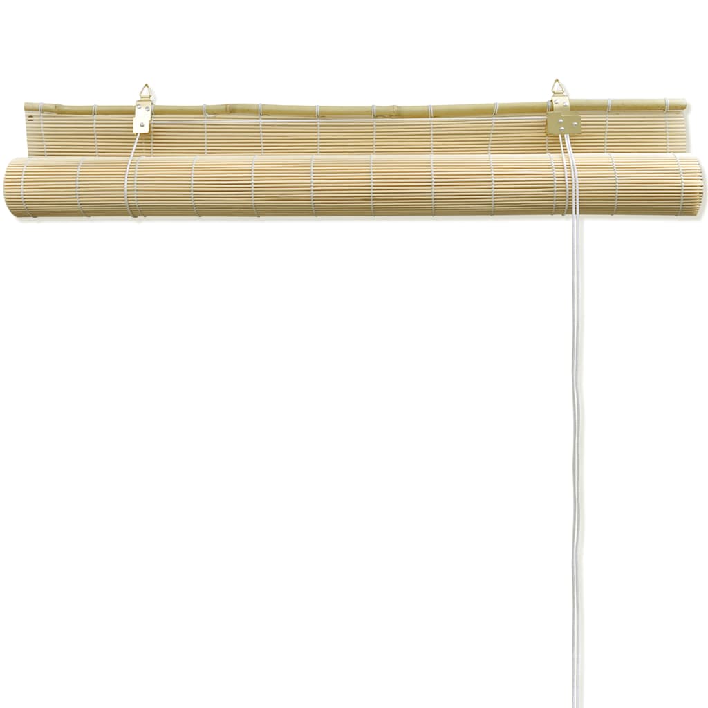 Rolgordijn 140x160 cm bamboe naturel is nu te koop bij PeponiXL, paradijselijk wonen!