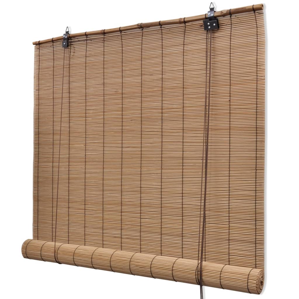 Rolgordijn 120x220 cm bamboe bruin is nu te koop bij PeponiXL, paradijselijk wonen!