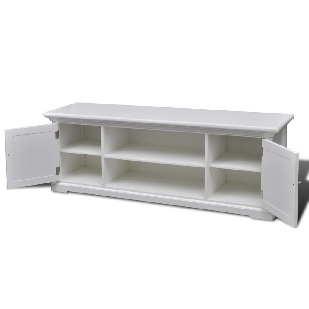 Tv-meubel wit hout is nu te koop bij PeponiXL, paradijselijk wonen!