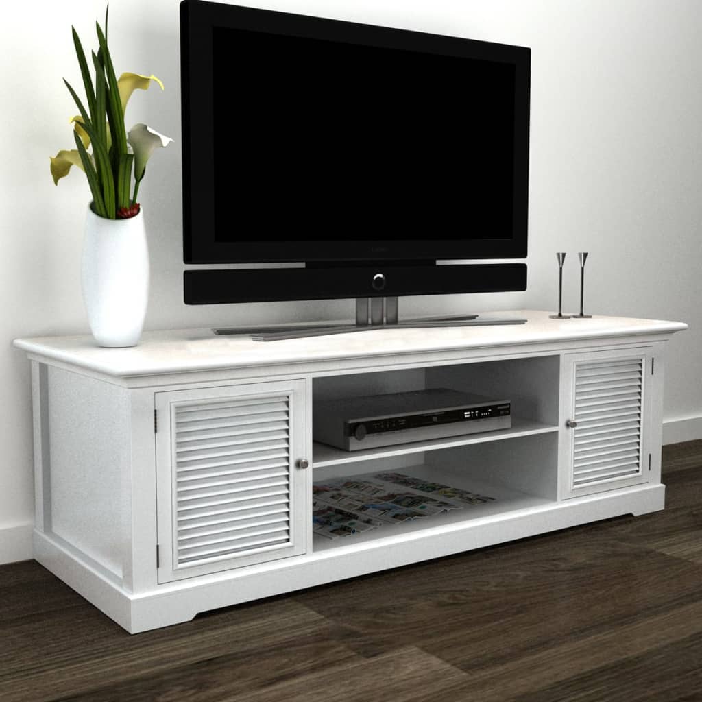 Tv-meubel wit hout is nu te koop bij PeponiXL, paradijselijk wonen!