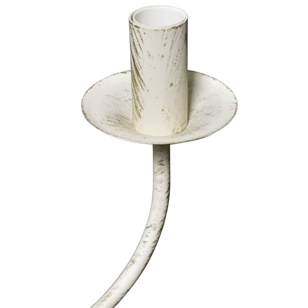 Kroonluchter wit metaal 8 x E14 lampen is nu te koop bij PeponiXL, paradijselijk wonen!