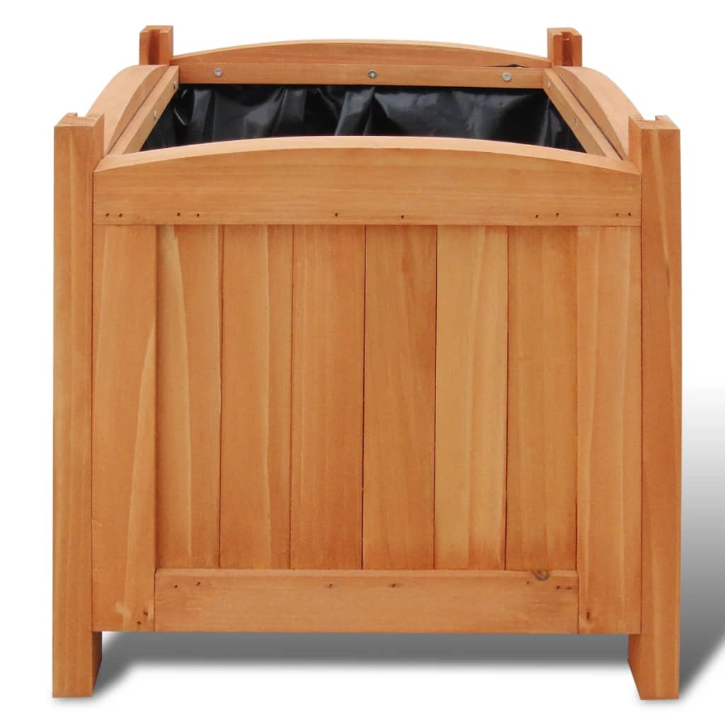 Plantenbakken verhoogd 2 st 30x30x30 cm hout is nu te koop bij PeponiXL, paradijselijk wonen!