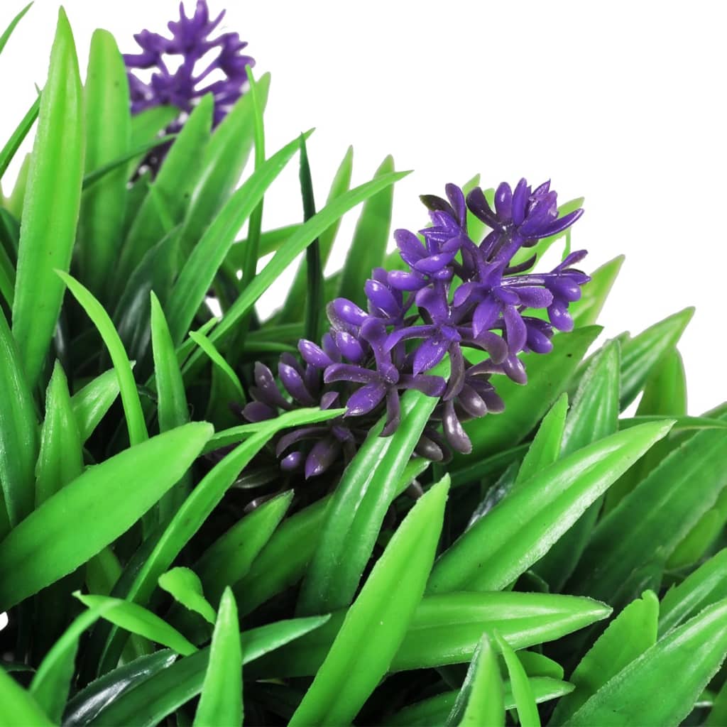 2-delige Kunstbuxussenset bolvormig met lavendel 30 cm is nu te koop bij PeponiXL, paradijselijk wonen!