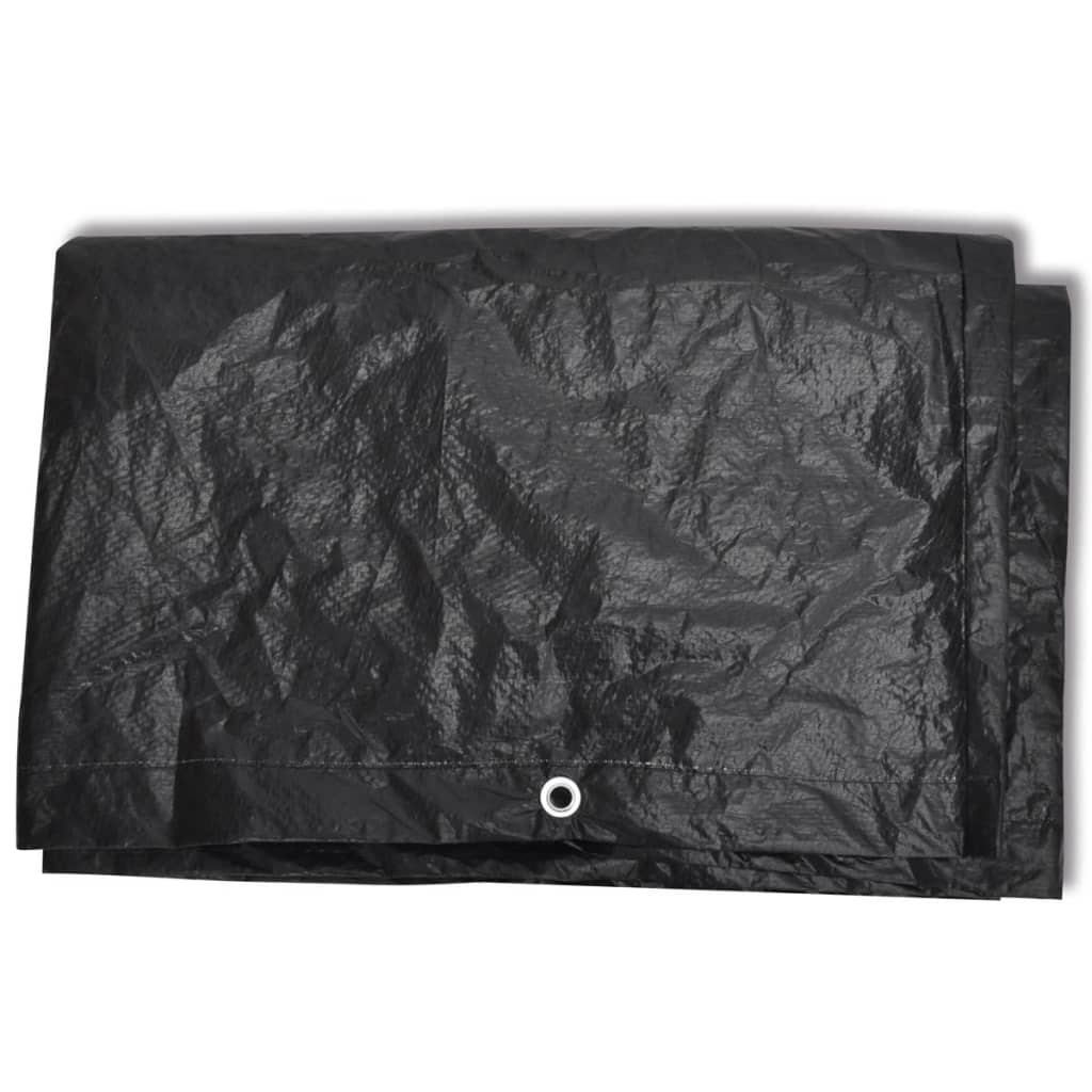 Tuinmeubelhoes met 8 oogjes 180x140x90 cm is nu te koop bij PeponiXL, paradijselijk wonen!
