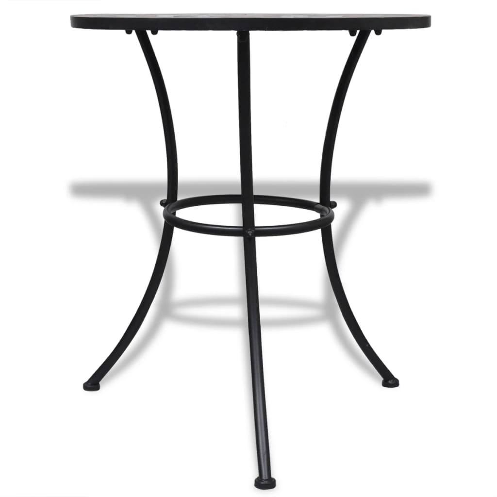 3-delige Bistroset keramische tegel terracotta en wit is nu te koop bij PeponiXL, paradijselijk wonen!
