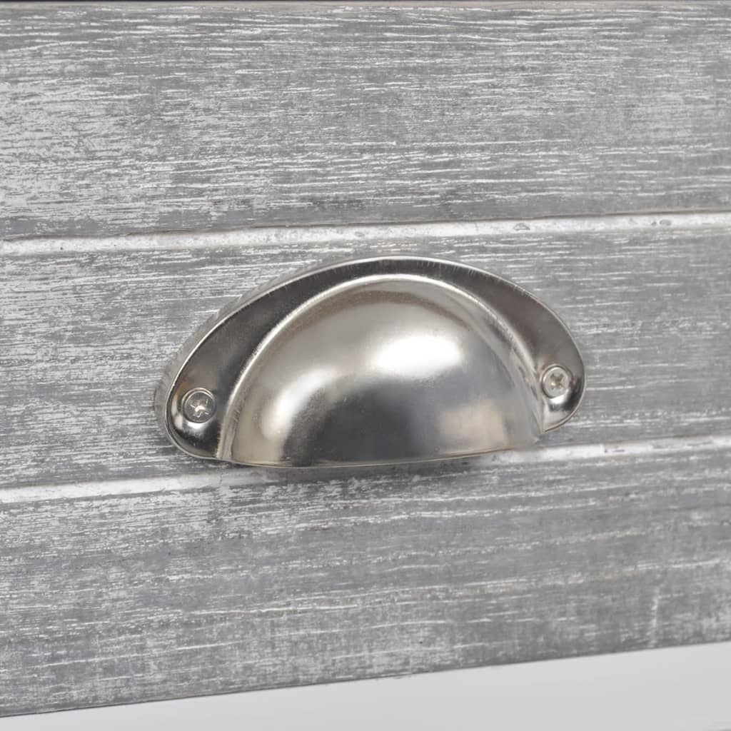 Nachtkastje met 1 lade grijs en wit is nu te koop bij PeponiXL, paradijselijk wonen!