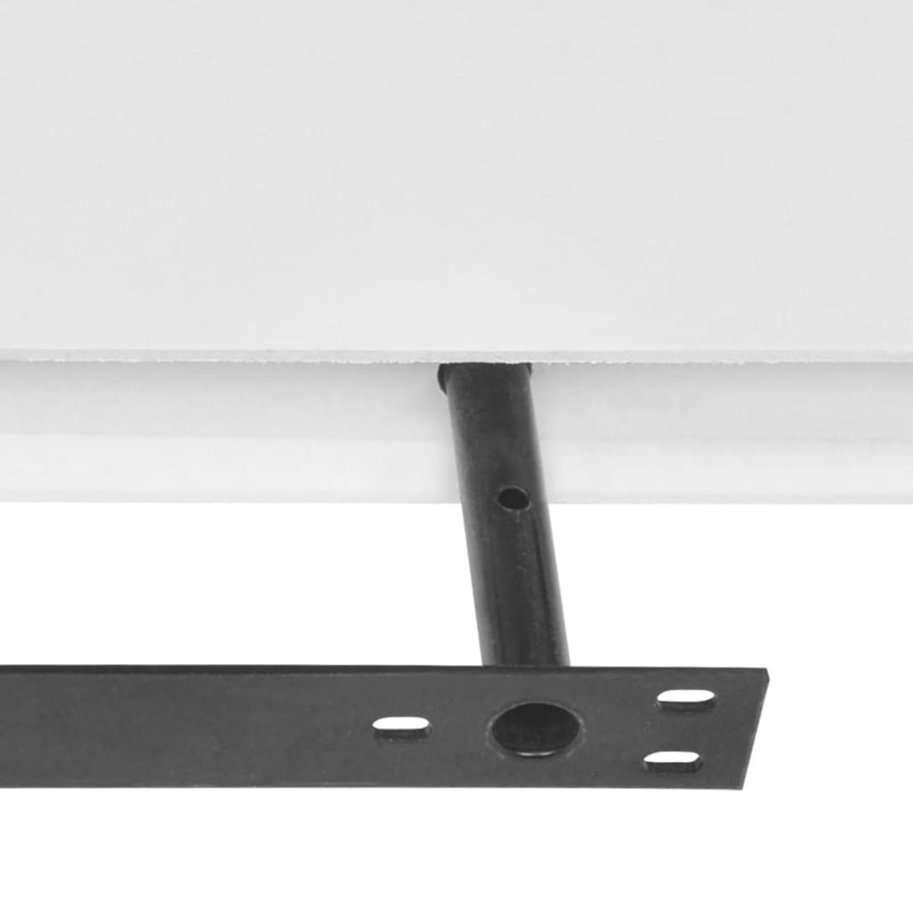 Wandplanken MDF zwevend voor boeken/dvd wit 2 st is nu te koop bij PeponiXL, paradijselijk wonen!