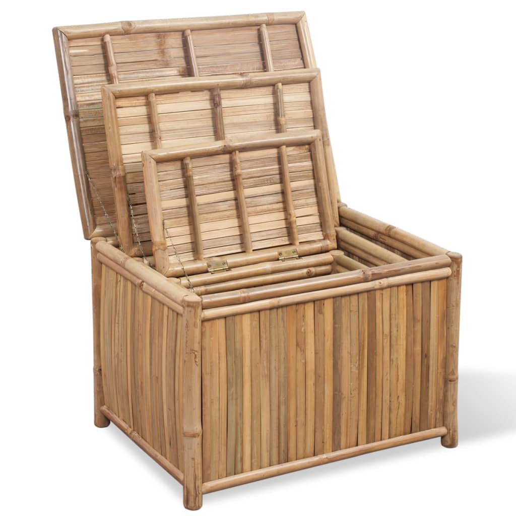 Opbergdozen bamboe 3 st is nu te koop bij PeponiXL, paradijselijk wonen!