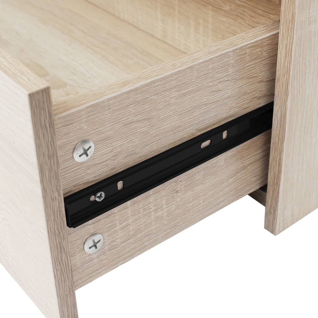 Dressoir met 4 lades 60x30,5x71 cm eikenkleur is nu te koop bij PeponiXL, paradijselijk wonen!