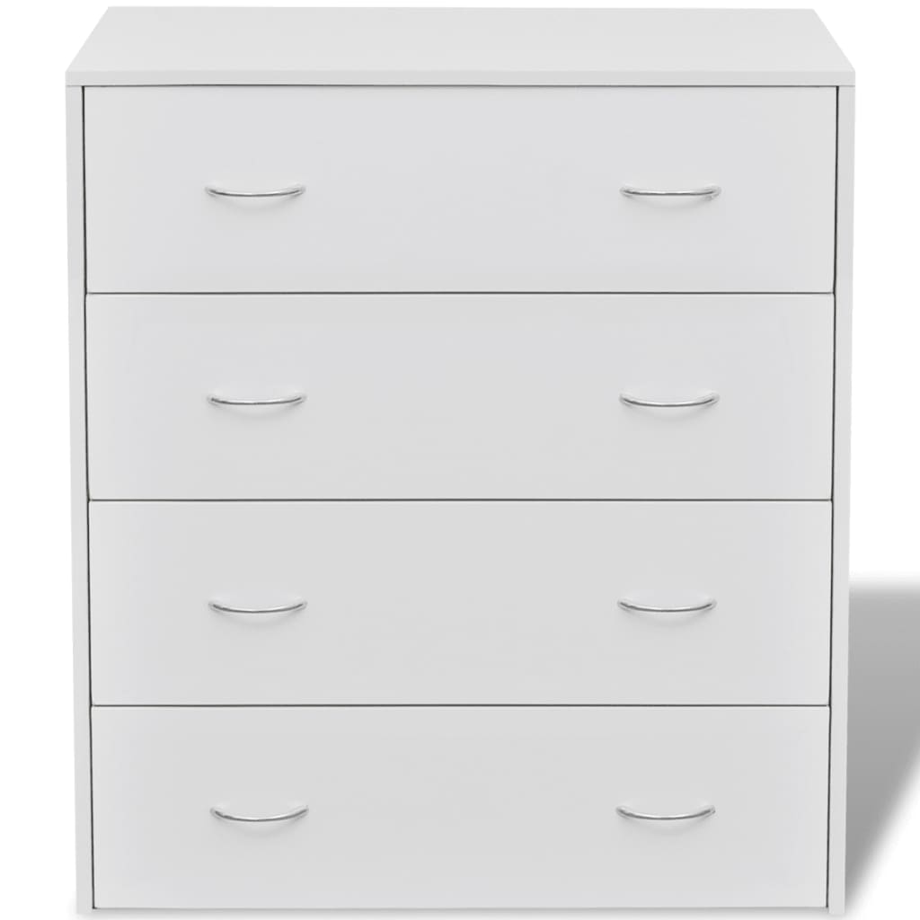 Dressoir met 4 lades 60x30,5x71 cm wit is nu te koop bij PeponiXL, paradijselijk wonen!