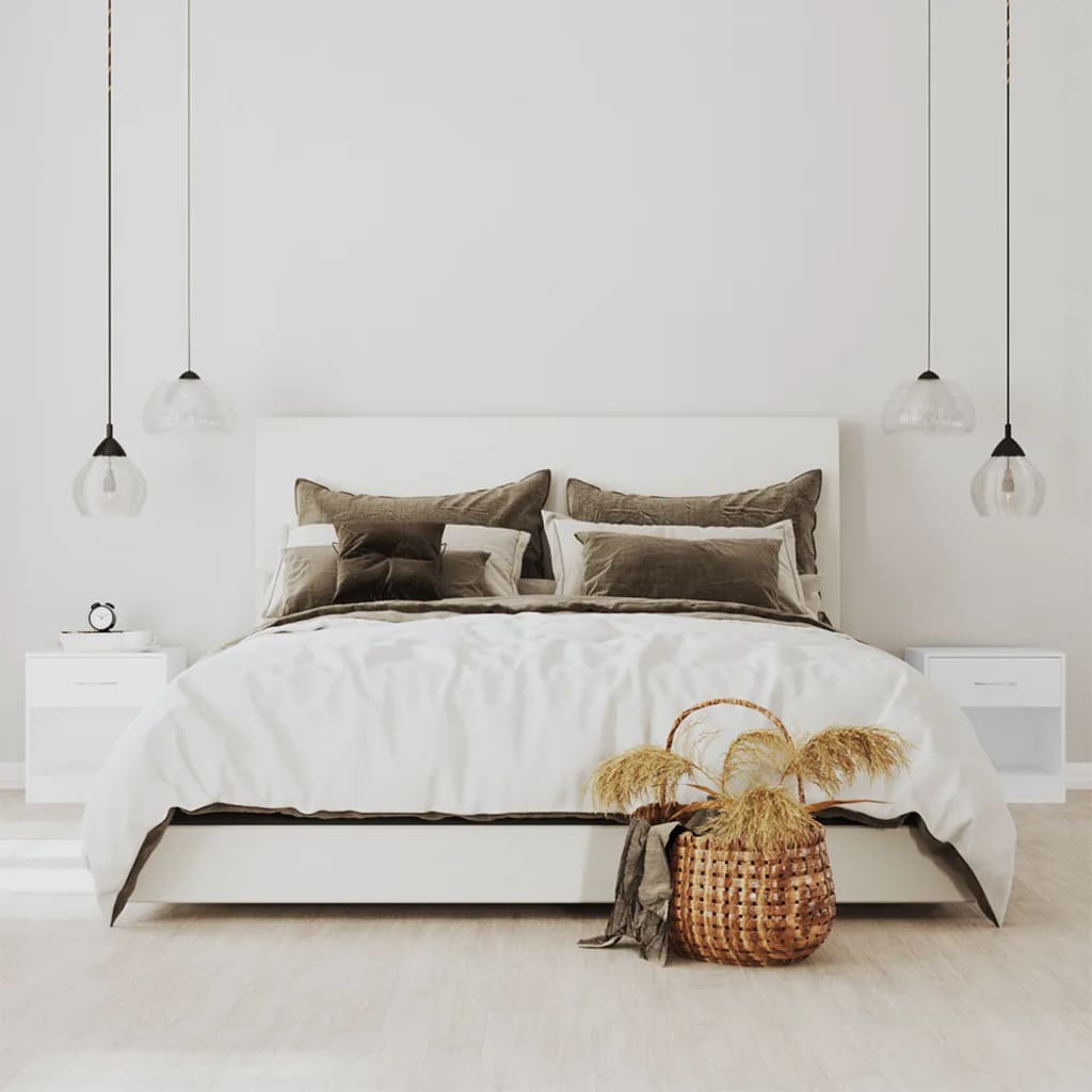 Nachtkastje met 1 lade wit 2 st is nu te koop bij PeponiXL, paradijselijk wonen!