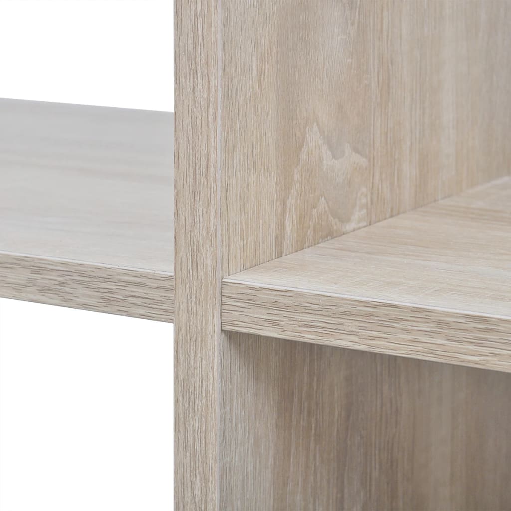 Boekenkast/presentatiemeubel trapvormig 142 cm eikenkleur is nu te koop bij PeponiXL, paradijselijk wonen!