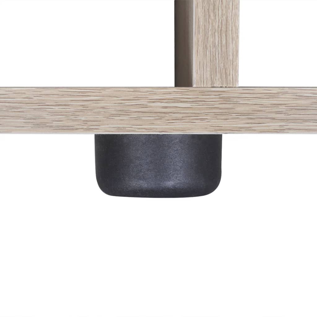 Boekenkast/presentatiemeubel trapvormig 142 cm eikenkleur is nu te koop bij PeponiXL, paradijselijk wonen!