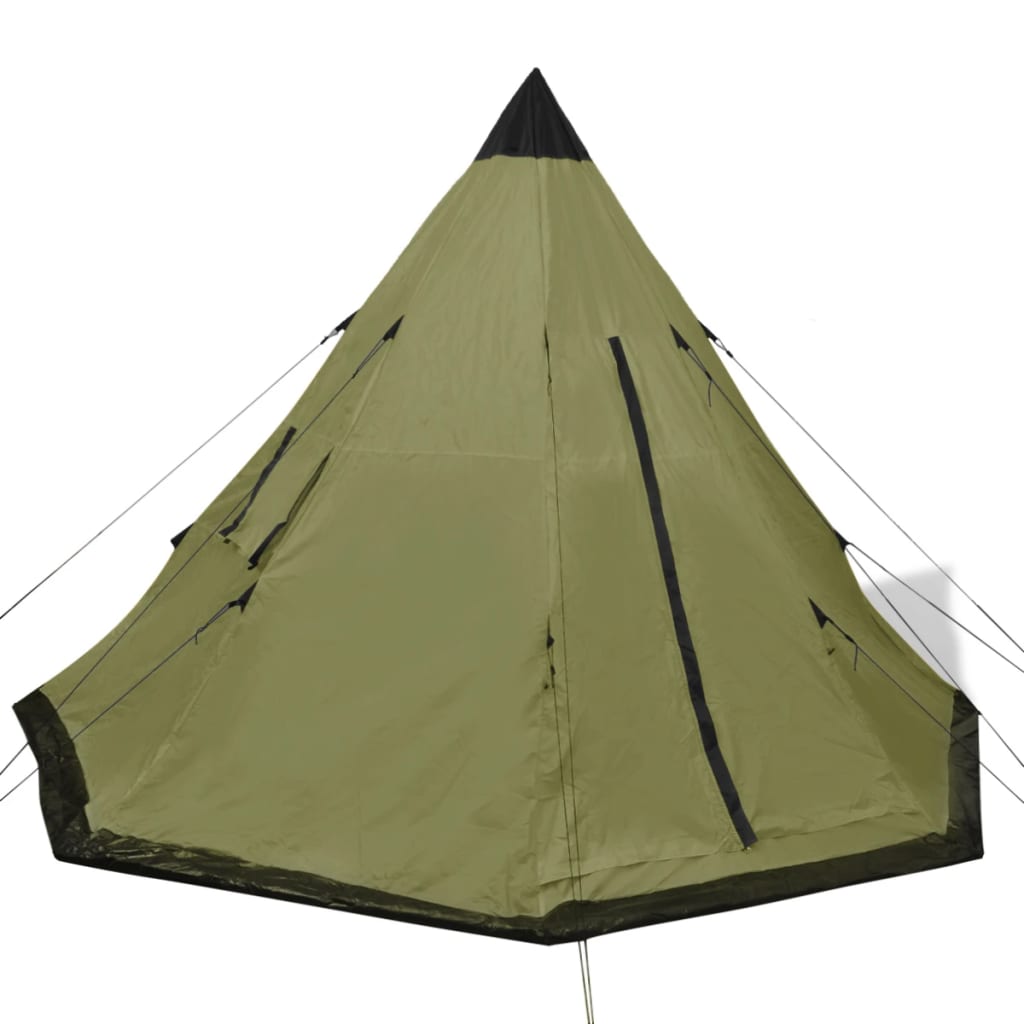 Tent 4-persoons groen is nu te koop bij PeponiXL, paradijselijk wonen!