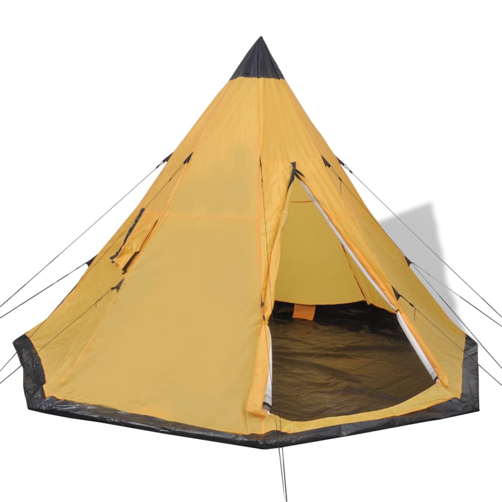 Tent 4-persoons geel is nu te koop bij PeponiXL, paradijselijk wonen!