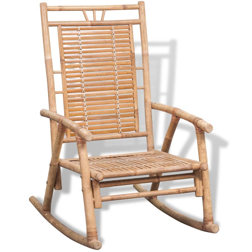 Schommelstoel bamboe is nu te koop bij PeponiXL, paradijselijk wonen!
