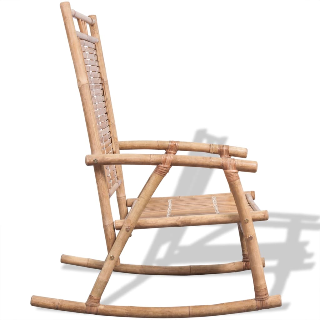 Schommelstoel bamboe is nu te koop bij PeponiXL, paradijselijk wonen!