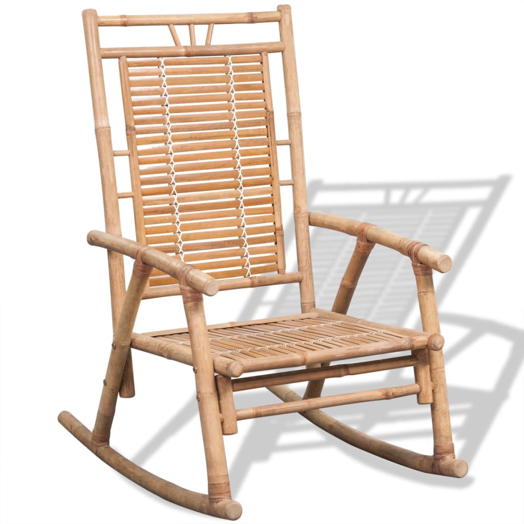 Schommelstoel bamboe is nu te koop bij PeponiXL, paradijselijk wonen!