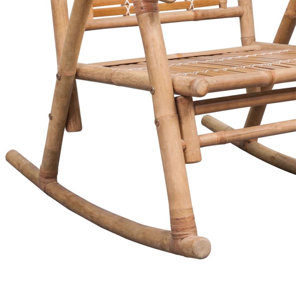 Schommelstoel bamboe is nu te koop bij PeponiXL, paradijselijk wonen!