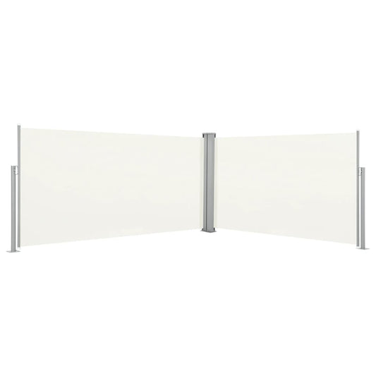Windscherm uittrekbaar 160x600 cm crème is nu te koop bij PeponiXL, paradijselijk wonen!
