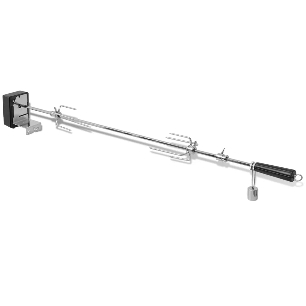 BBQ Draaispit met motor staal 1000 mm is nu te koop bij PeponiXL, paradijselijk wonen!