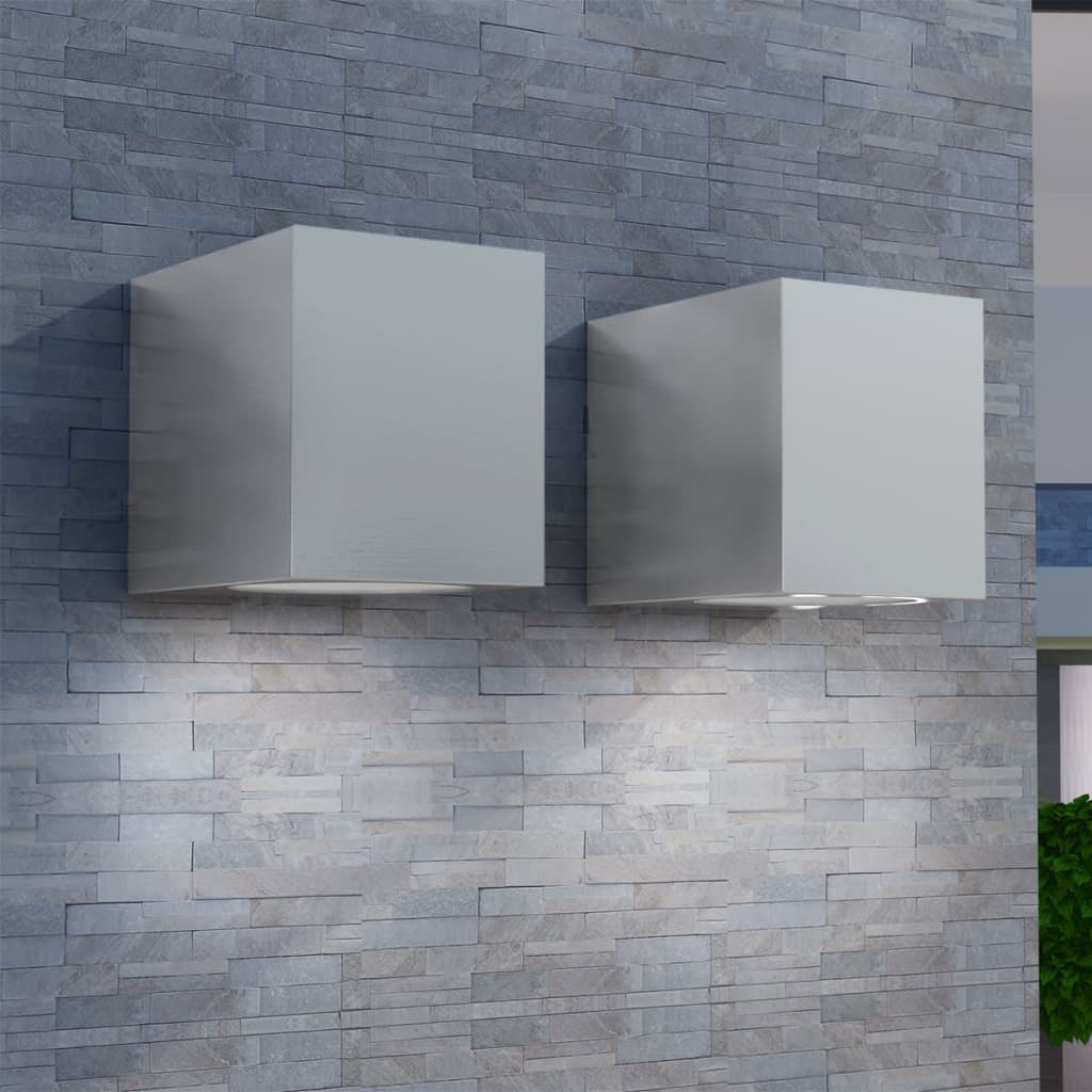 Buitenlamp kubusvormig 2st is nu te koop bij PeponiXL, paradijselijk wonen!