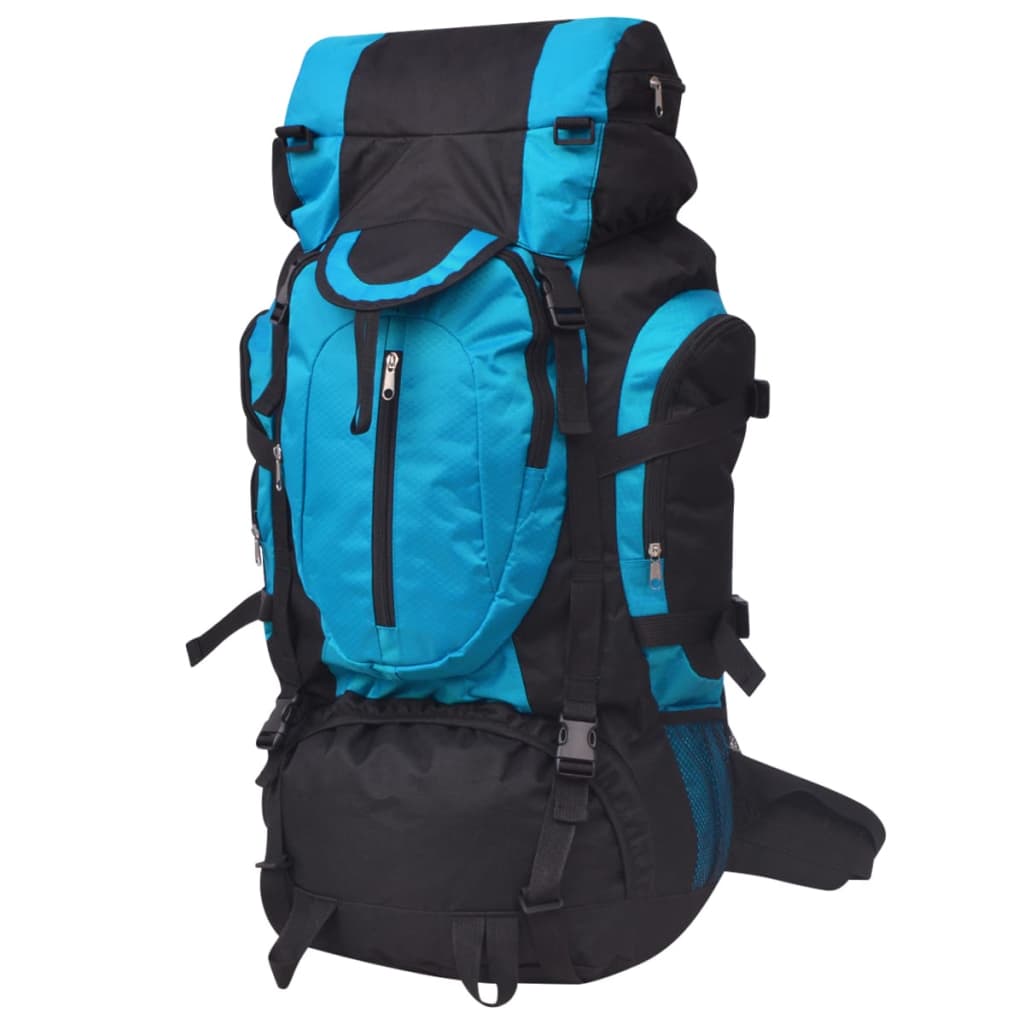 Rugzak hiking XXL 75 L zwart en blauw is nu te koop bij PeponiXL, paradijselijk wonen!